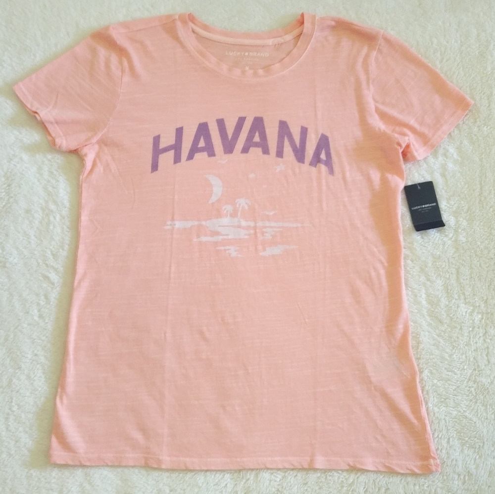 Lucky🍀 Brand "HAVANA"🇨🇺 Graphic Tee - NWT